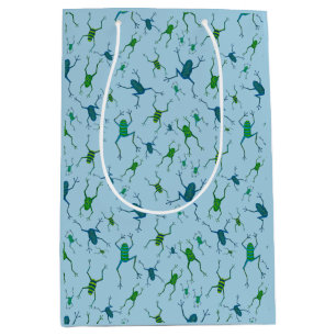 Frogs Jumping for Joy  Medium Gift Bag