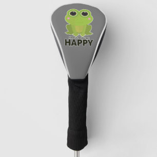 Frogs Make Me Happy Golf Head Cover