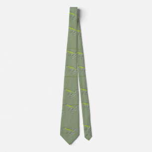frogs on green tie