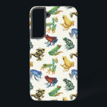 Frogs on natural white samsung galaxy case<br><div class="desc">Hand-painted variety of tree and dart frogs</div>
