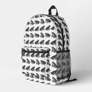 Frogs Printed Backpack