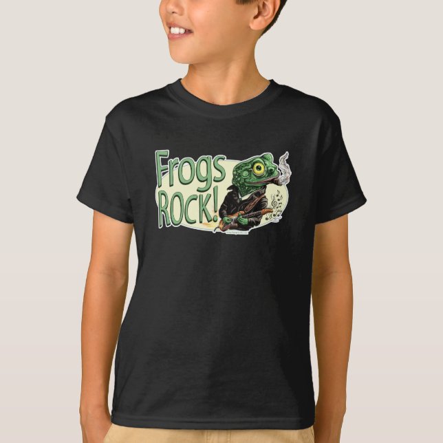 Frogs Rock! T-Shirt (Front)