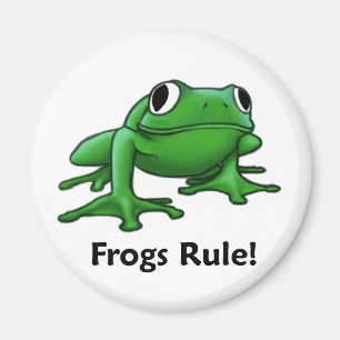 Frogs Rule! Magnet