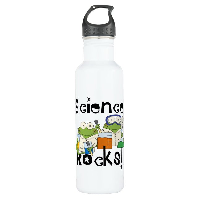 Frogs Science Rocks 710 Ml Water Bottle (Front)