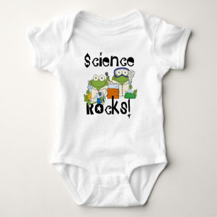 Frogs Science Rocks Baby Bodysuit