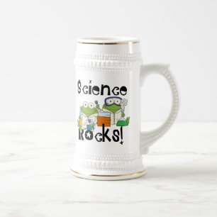 Frogs Science Rocks Beer Stein