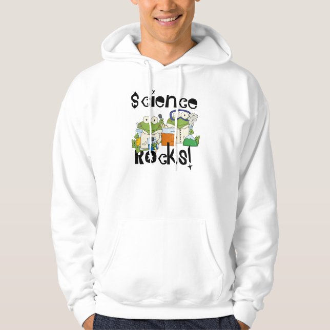 Frogs Science Rocks Hoodie (Front)