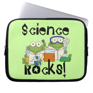 Frogs Science Rocks Laptop Sleeve