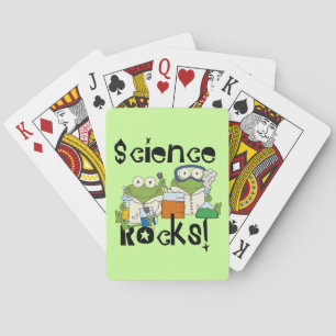 Frogs Science Rocks Playing Cards
