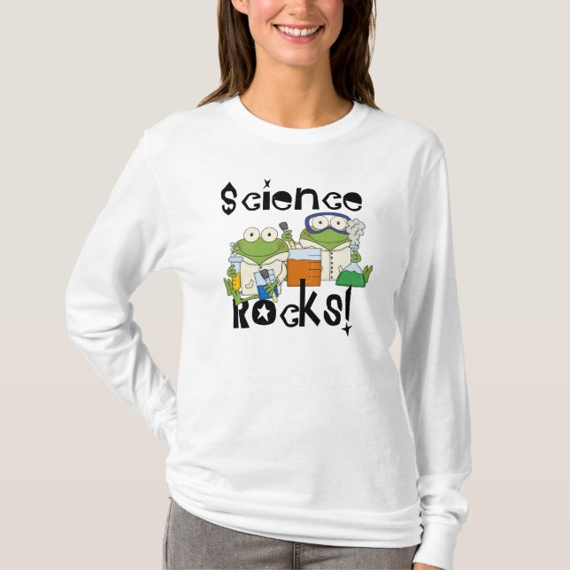 Frogs Science Rocks T-Shirt (Front)