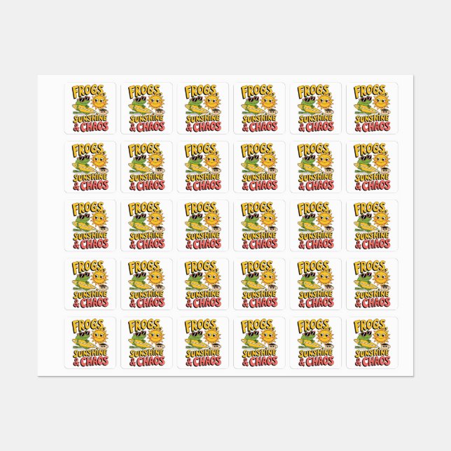 Frogs, Sunshine & Chaos - Fun Summer (Sheet)
