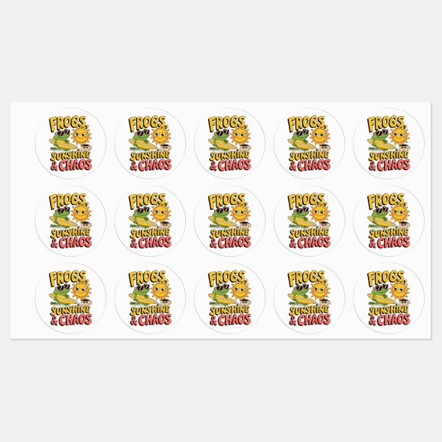 Frogs, Sunshine & Chaos - Fun Summer  (Sheet)