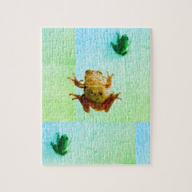 Frogs Toads Green Blue 4Alex Jigsaw Puzzle (Vertical)