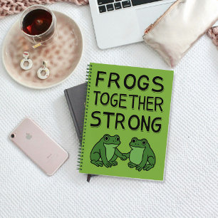Frogs Together Strong Portland Frog Protest Notebook
