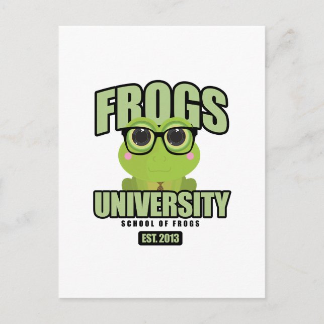 Frogs University Postcard (Front)
