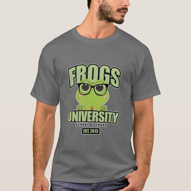 Frogs University T-Shirt (Front)