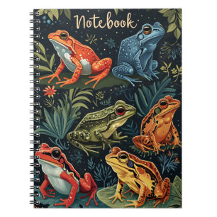 Frogs Vintage Notebook