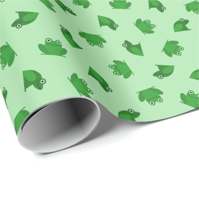 Frogs Wrapping Paper (Roll Corner)