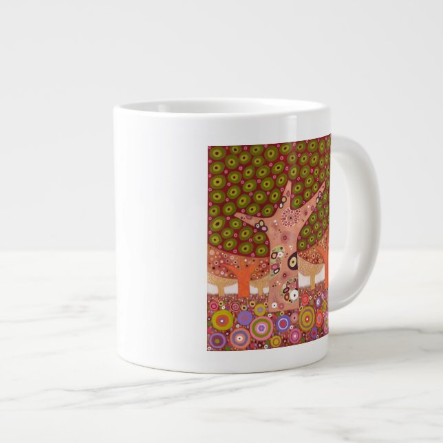 Frogspawn trees 2010 large coffee mug (Front Right)