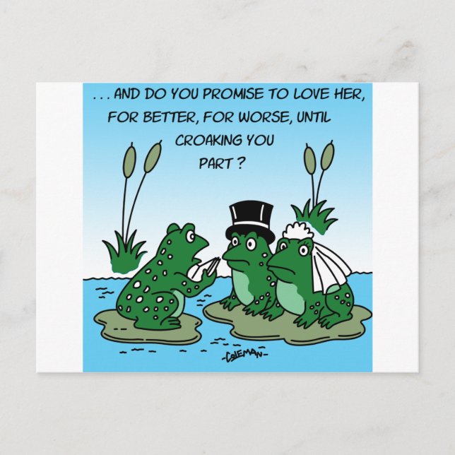 frogsWedding.png Postcard (Front)