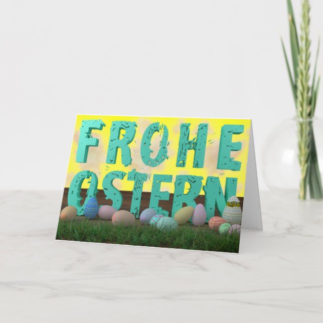 Frohe Ostern Card (Front)