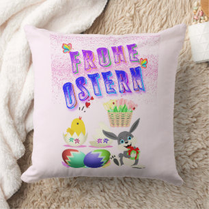 Frohe Ostern Cushion