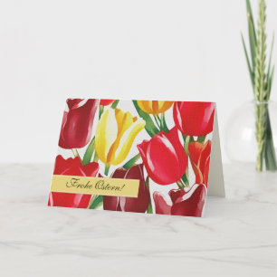 Frohe Ostern. Easter Cards in German