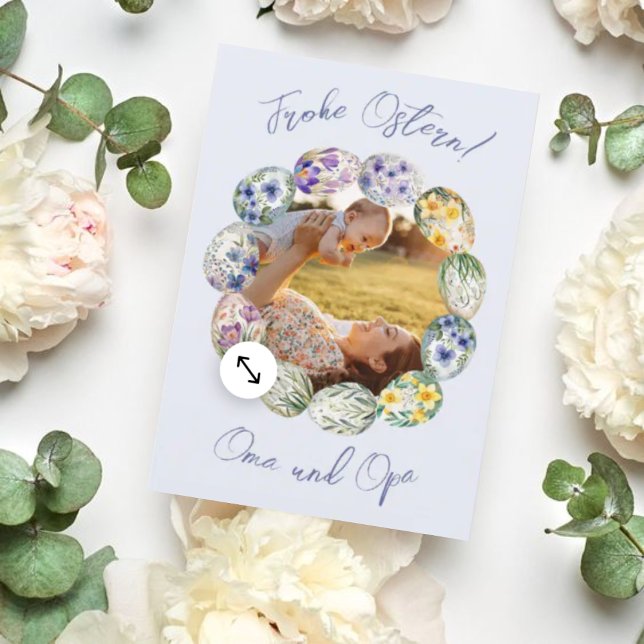 Frohe Ostern Osterkarte Foto Karte Card (Creator Uploaded)