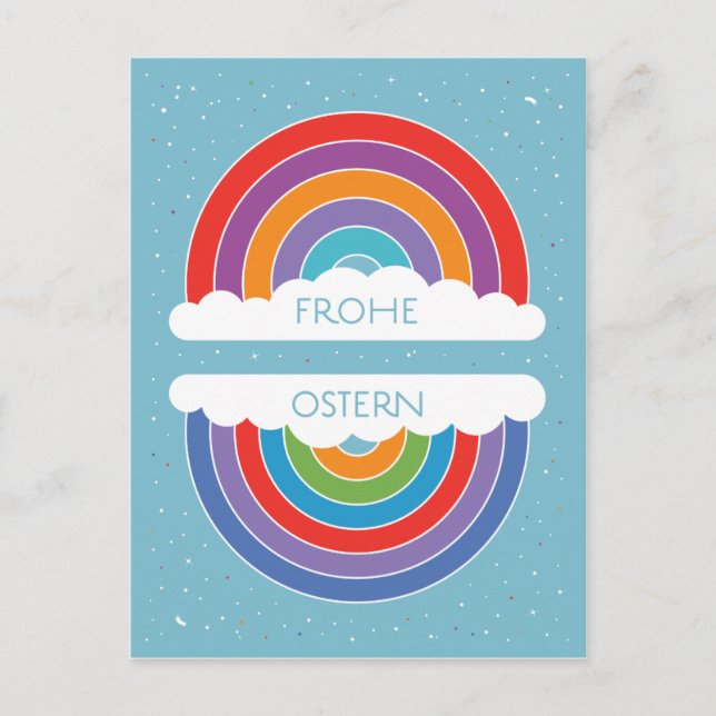 Frohe Ostern Postcard (Front)