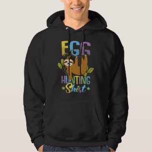 Frohe Ostern T-Shirt Tired Sloth Funny Easter Hoodie