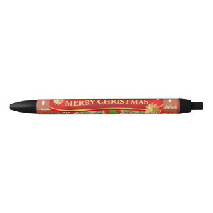 Frohe Weihnachten Black Ink Pen