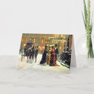Frohe Weihnachten. Christmas Card in German