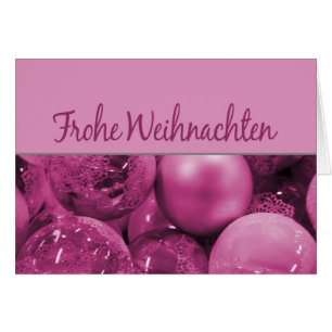 Frohe Weihnachten Christmas Ornaments