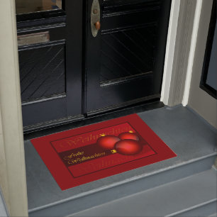 frohe weihnachten doormat