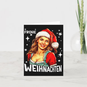 Frohe Weihnachten German Christmas Card