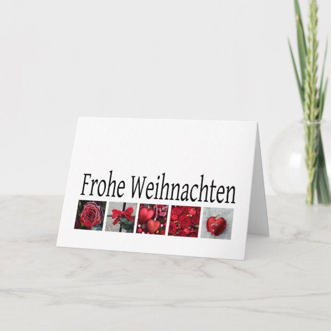 Frohe Weihnachten, german christmas card (Front)