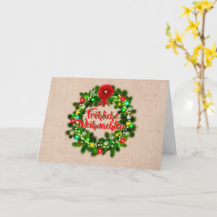Frohe Weihnachten Grußkarte Greeting Card