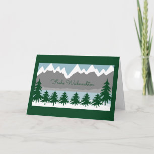 Frohe Weihnachten Grusskarte Holiday Card