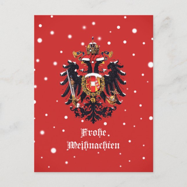 "Frohe Weihnachten" Habsburg Christmas Postcard (Front)