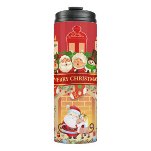 Frohe Weihnachten Thermal Tumbler