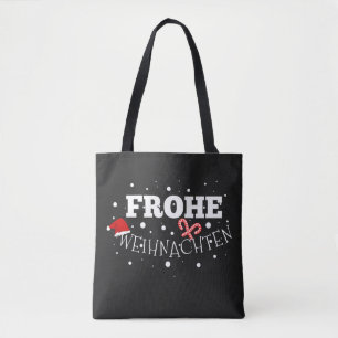 Frohe Weihnachten Tote Bag