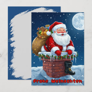 Frohe Weinachten, Postkarte  Invitation