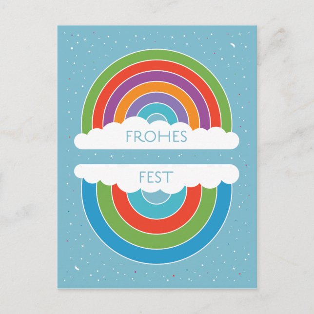 Frohes Fest Postcard (Front)