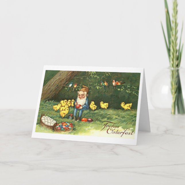Frohes Osterfest! Vintage German Easter Card (Front)