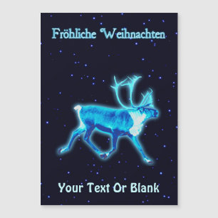 Fröhliche Weihnachten - Blue Caribou (Reindeer)