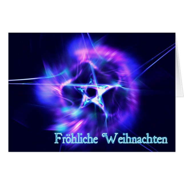 Fröhliche Weihnachten - Bright Star (Front Horizontal)