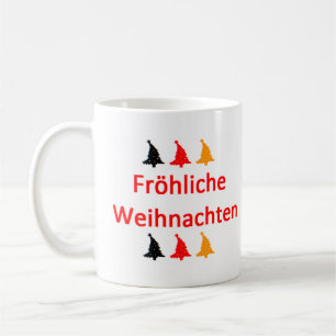frohliche weihnachten coffee mug
