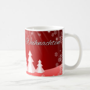 Fröhliche Weihnachten German Merry Christmas Coffee Mug