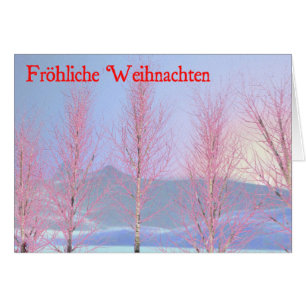 Frohliche Weihnachten - Raspberry Creme Birch