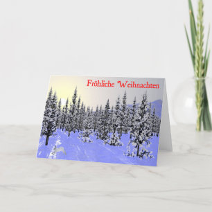 Frohliche Weihnachten - Winter Solstice Holiday Card